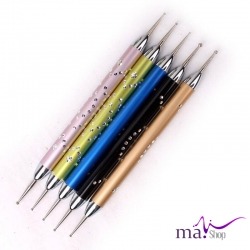 Set 5 bút nail kim loại cao cấp