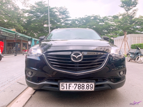 Mazda CX9 4WD 2 cầu xe nhập Nhật 2014, màu đen VIP
