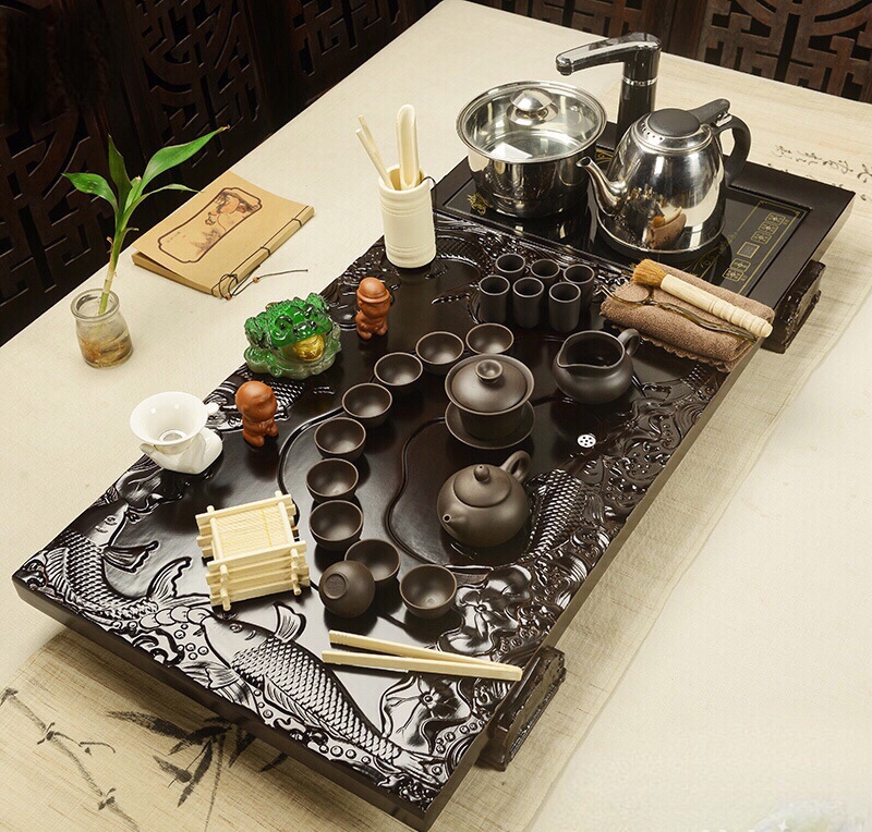 bàn trà gỗ điện đa năng