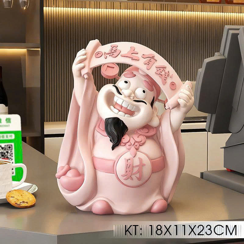 Tượng Thần Tài sáng tạo decor trang trí thu hút tài lộc 016