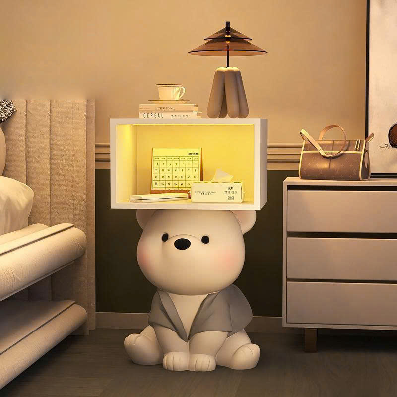 Bàn decor trang trí dầu giường hình gấu dễ thương 032
