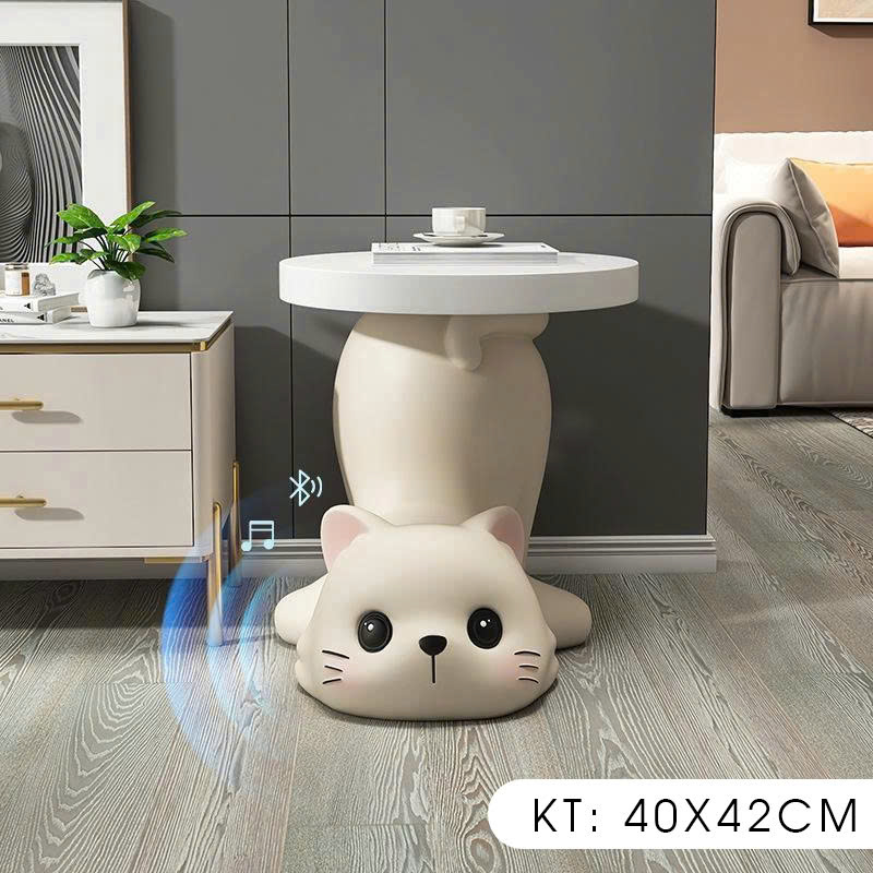 Bàn decor trang trí mèo lộn ngược đáng yêu 035
