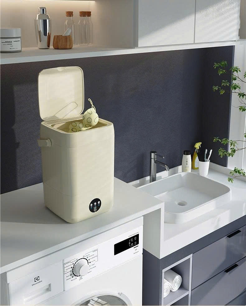 Máy giặt đồ lót Mini khử khuẩn UV dung tích lớn nhỏ gọn siêu tiết kiệm MG002