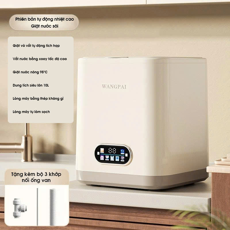 Máy giặt mini hoàn toàn tự động giặt sấy tiệt trùng đa năng MG006