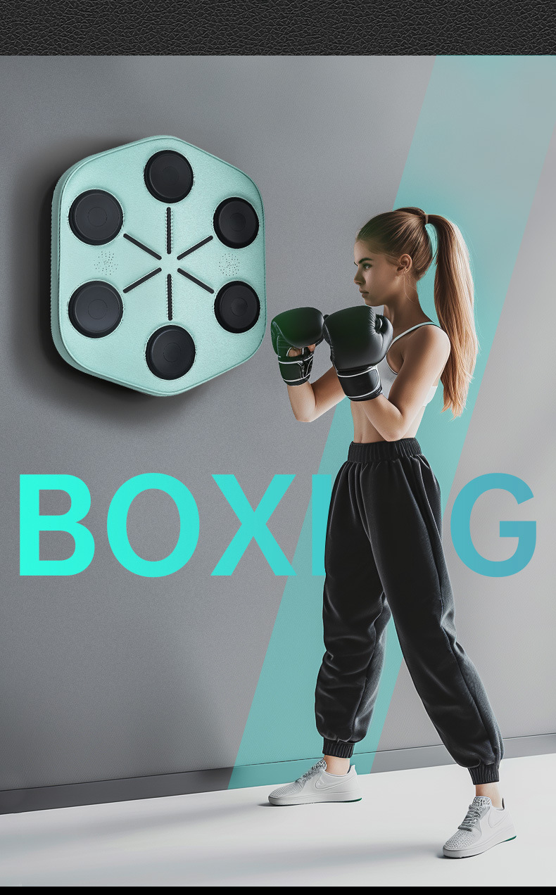 Máy tập boxing treo tường có nhạc thông minh cao cấp L1 009