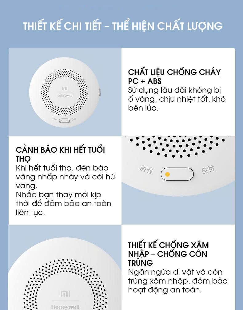 Thiết bị báo khói thông minh chống cháy chống xâm nhập TBBC003
