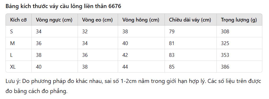 Trang phục thể thao váy liền thân thấm hút co dãn thoải mái cao cấp 015