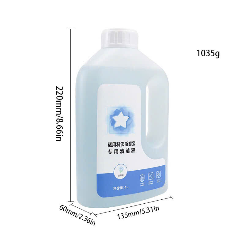 Nước Dung Dịch Tẩy Rửa Lau Kính Chuyên Dụng Dành Cho Robot Chai 1 Lít (Hương Hoa Chuông Xanh Tự Nhiên)