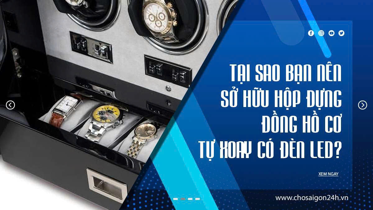 Tại Sao Bạn Nên Sở Hữu Hộp Đựng Đồng Hồ Cơ Tự Xoay Có Đèn LED?