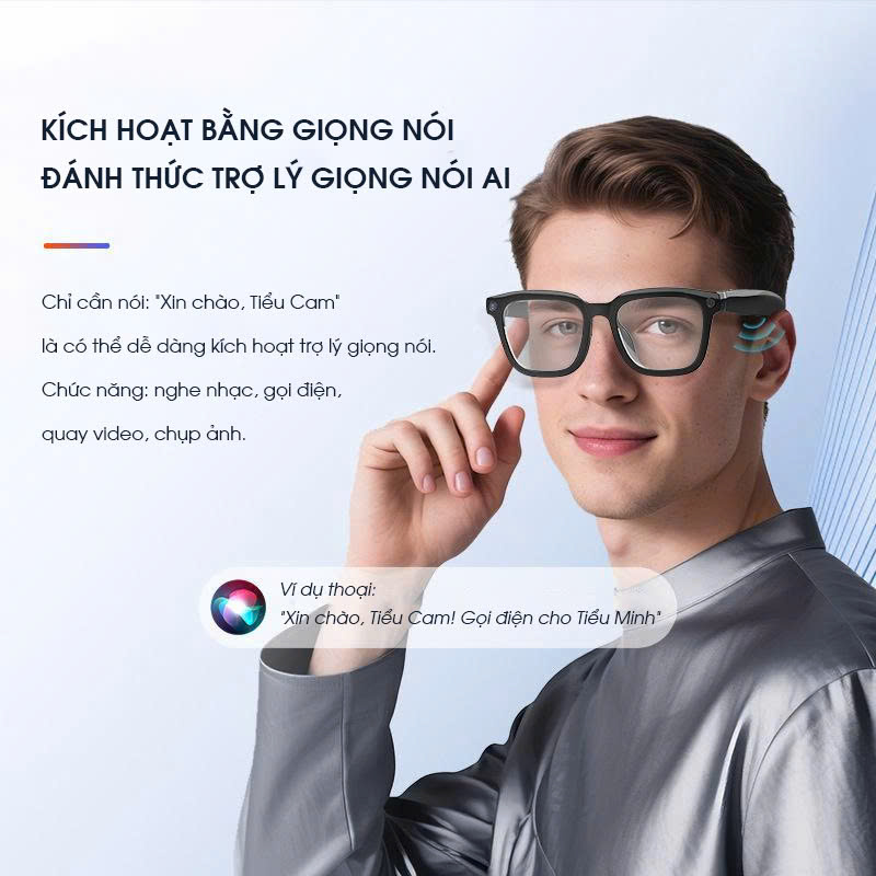 Kính thông minh AI đa chức năng chụp hình quay video dịch giọng nói KAI001
