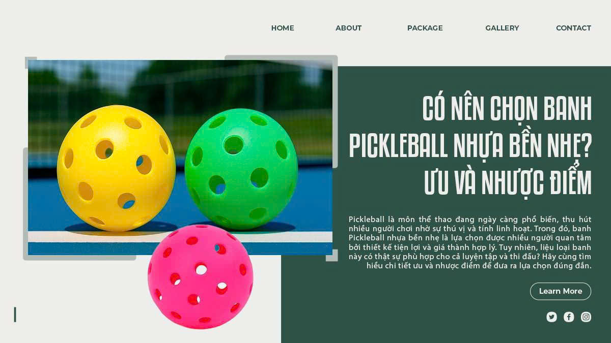 Có nên chọn banh Pickleball nhựa bền nhẹ? Ưu và nhược điểm