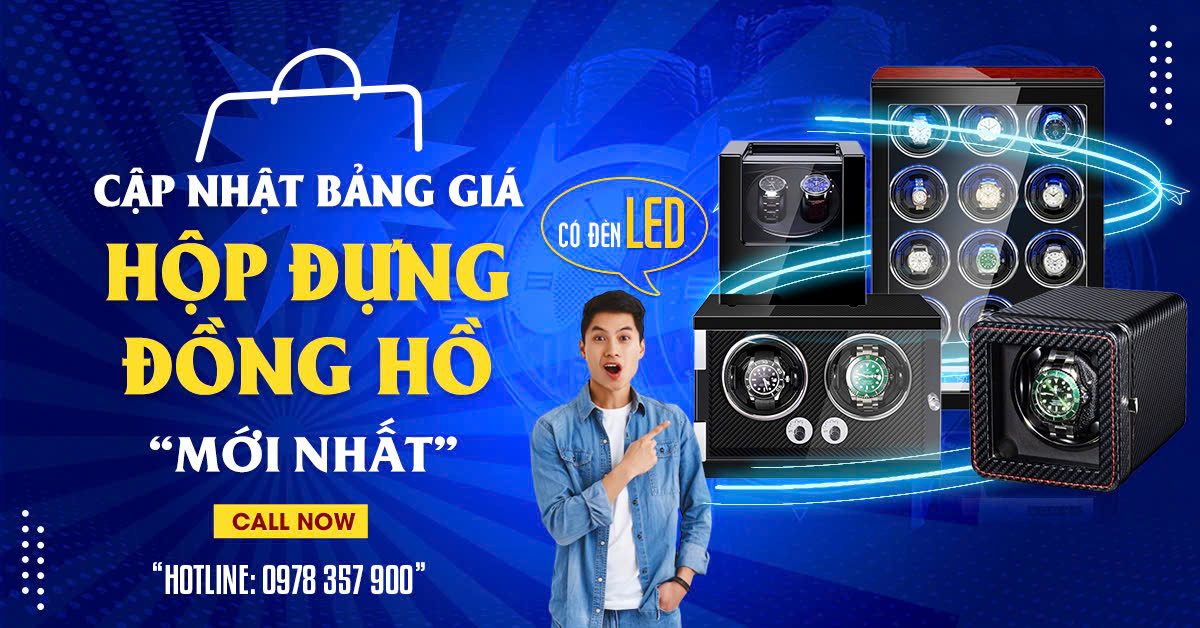 Hộp đựng đồng hồ cơ bao nhiêu ngăn là phù hợp?