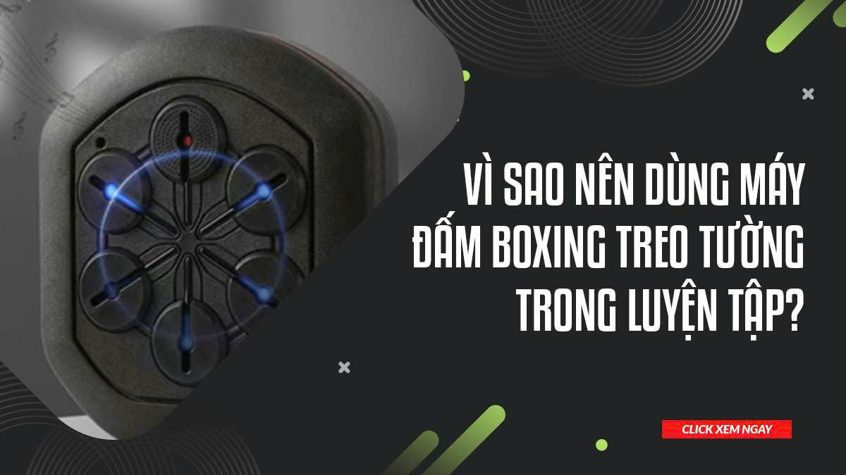 Vì Sao Nên Dùng Máy Đấm Boxing Treo Tường Trong Luyện Tập?