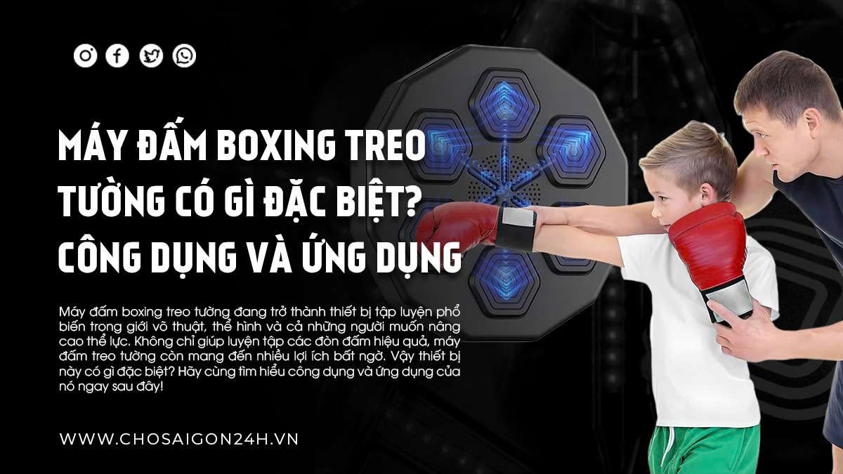 Máy Đấm Boxing Treo Tường Có Gì Đặc Biệt? Công Dụng Và Ứng Dụng