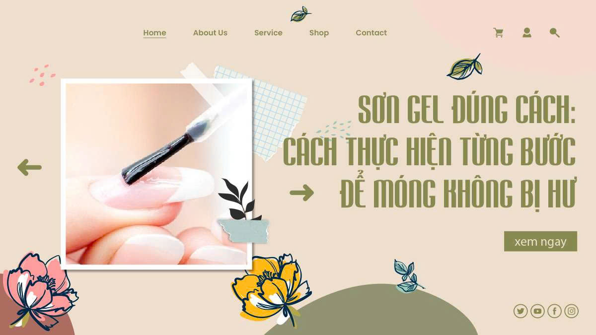 Sơn gel đúng cách: Cách thực hiện từng bước để móng không bị hư