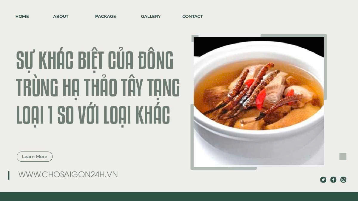 Sự Khác Biệt Của Đông Trùng Hạ Thảo Tây Tạng Loại 1 So Với Loại Khác