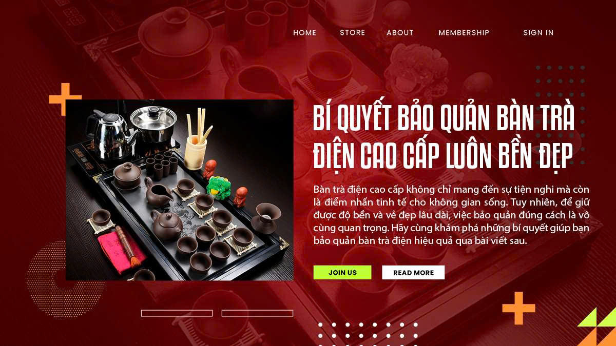 Bí Quyết Bảo Quản Bàn Trà Điện Cao Cấp Luôn Bền Đẹp