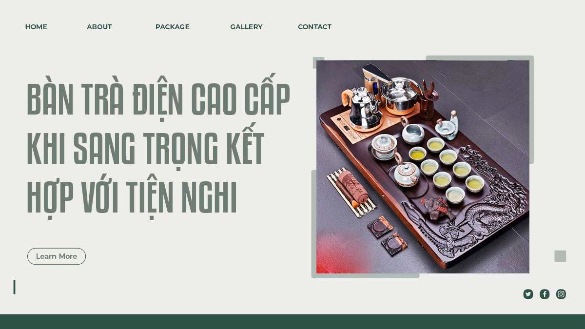 Bàn Trà Điện Cao Cấp – Khi Sang Trọng Kết Hợp Với Tiện Nghi