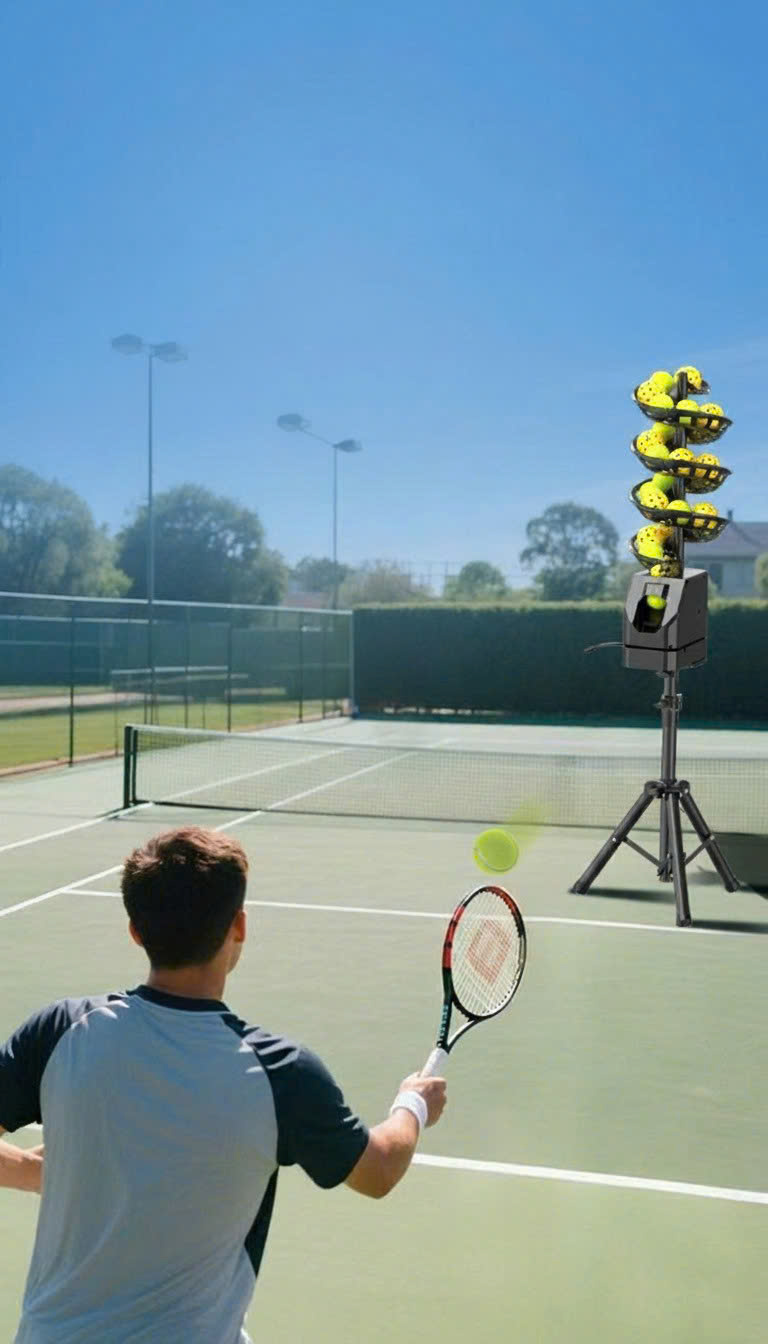Máy Bắn Bóng Pickleball, Tennis, Bóng Lỗ Tự Động Hỗ Trợ Tăng Phản Xạ Và Cải Thiện Kỹ Thuật
