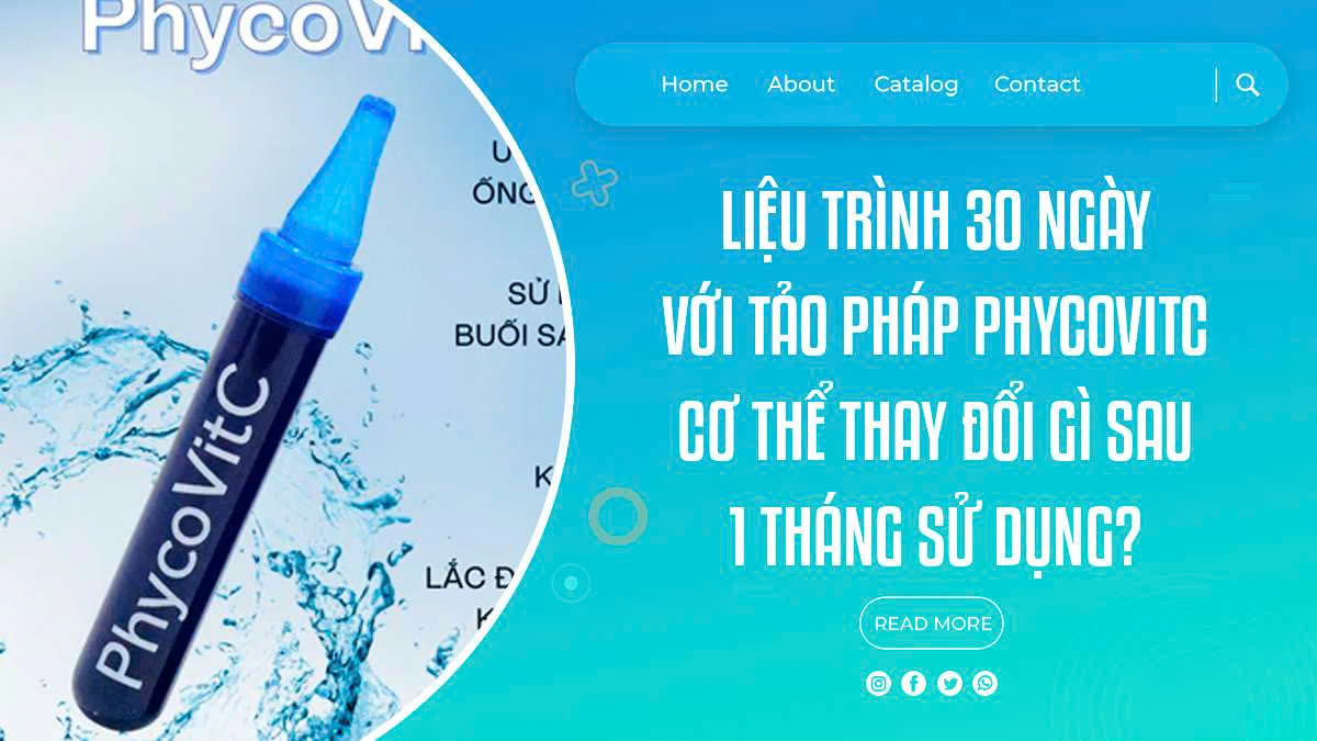 Liệu Trình 30 Ngày Với Tảo Pháp Phycovitc – Cơ Thể Thay Đổi Gì Sau 1 Tháng Sử Dụng?