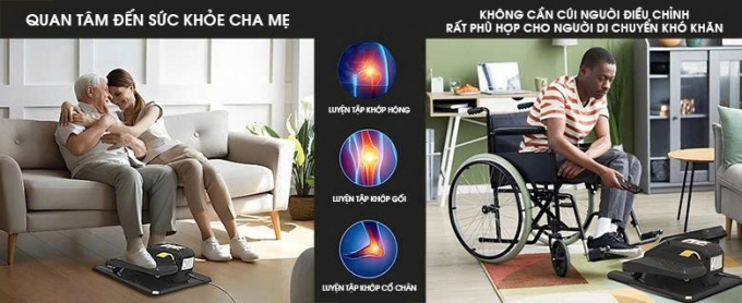 Máy tập chân đa năng bằng điện nhỏ gọn tập thể dục thể thao JJ-S200 004