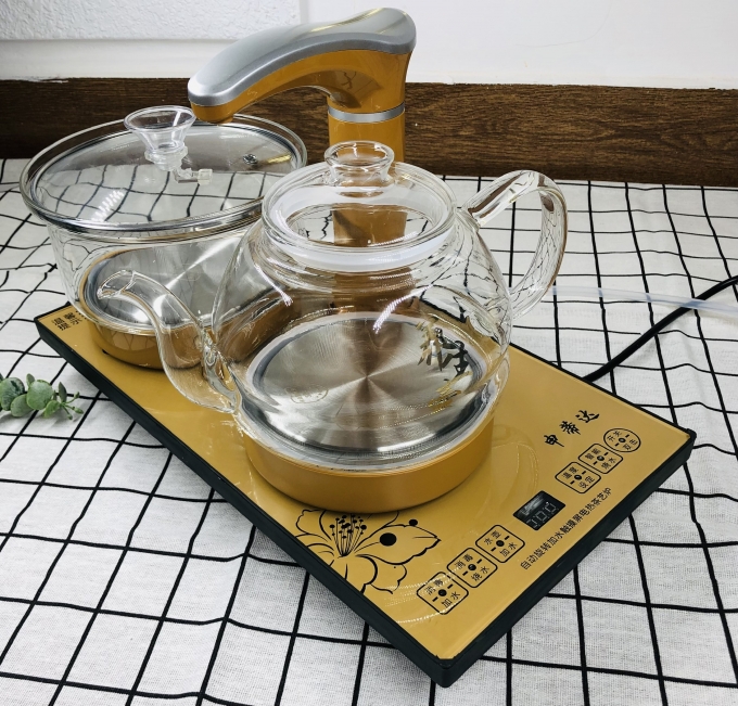 0055 Bộ bếp trà thủy tinh cao cấp