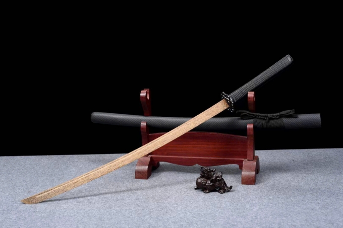 Kiếm Gỗ Bokken Hỗ Trợ Tập Luyện Võ Thuật Có Chắn Tsuba Chất Lượng 049