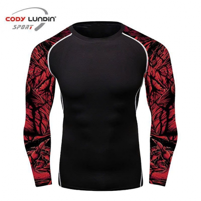 Áo tay dài Rashguard BJJ MMA dành cho người lớn 059