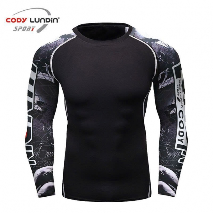 Áo tay dài Rashguard BJJ MMA dành cho người lớn 059