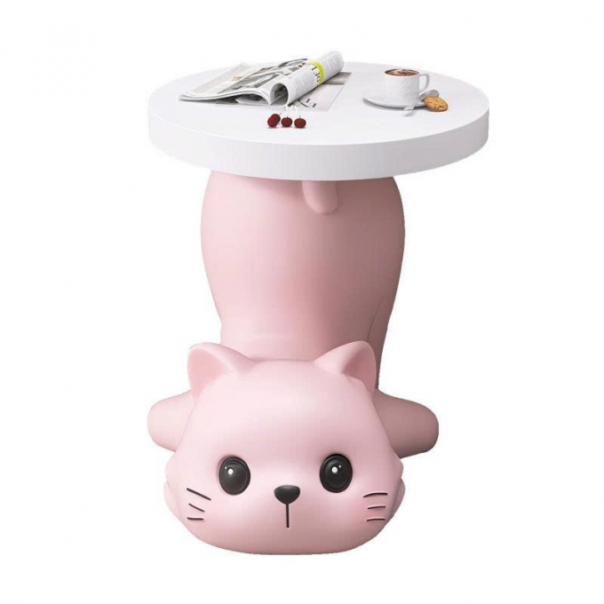 Bàn decor trang trí mèo lộn ngược đáng yêu 035