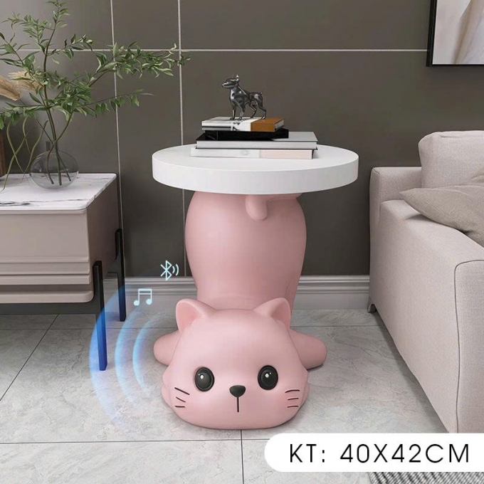 Bàn decor trang trí mèo lộn ngược đáng yêu 035