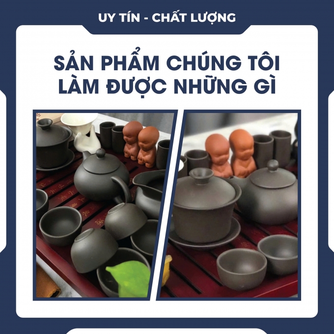 Bộ bàn trà gỗ mini 43X26X6CM 0074