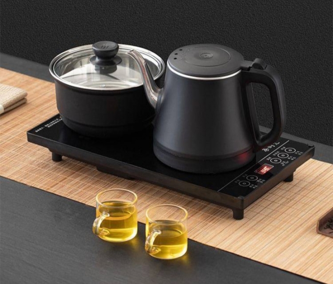 Bộ bếp trà điện hút nước tự động chống bỏng 0115