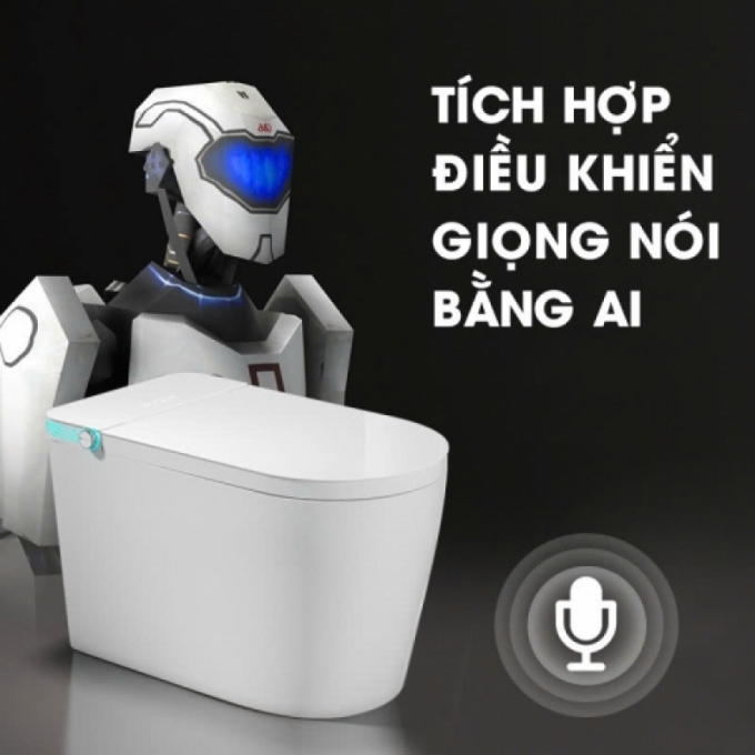 Bồn Cầu Thông Minh Khử Trùng Bằng Giọng Nói Đa Chức Năng 028