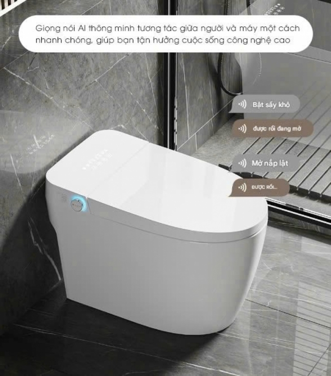 Bồn cầu thông minh tiết kiệm năng lượng 030