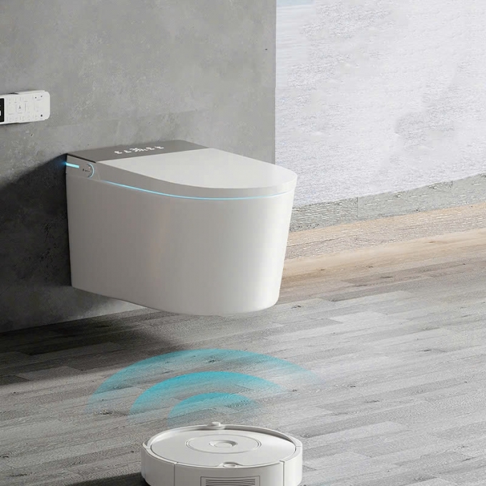 Bồn cầu treo tường thông minh tự động điều khiển bằng giọng nói 032