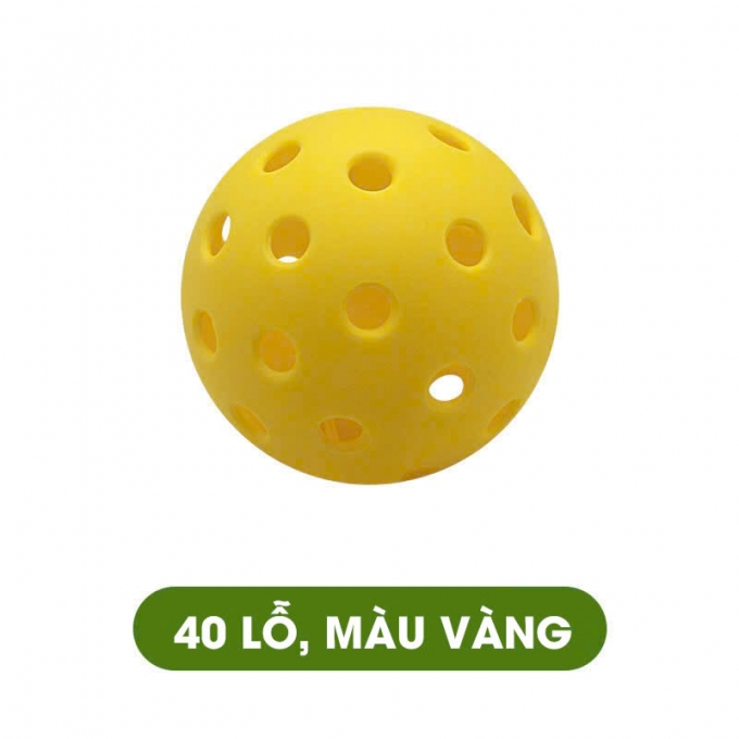 Bóng tập pickabell 40 lỗ nhiều màu TPE 1 trái 009