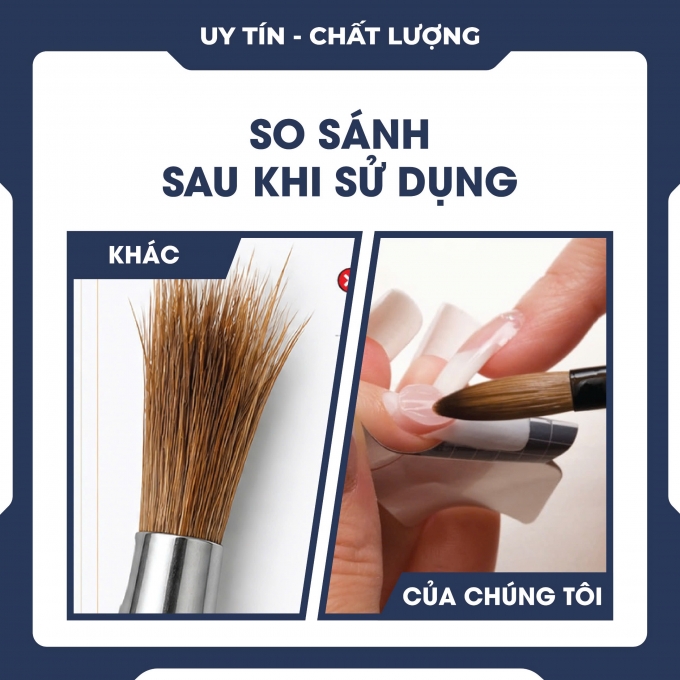 Cọ đắp bột lông chồn số 16 Kolinsky chính hãng 1065