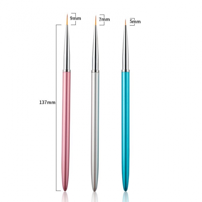 Cọ nét vẽ móng tay nail set 3 cây 0598