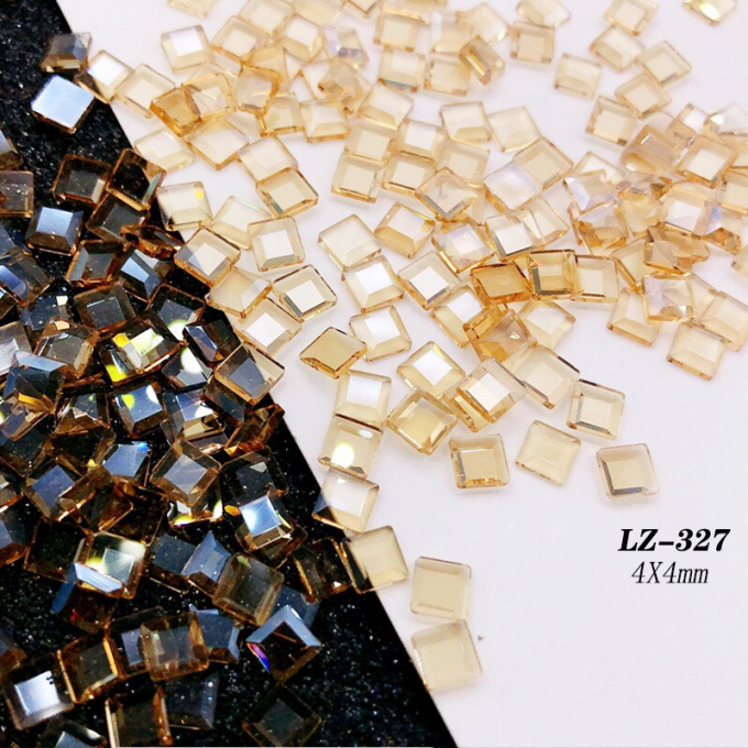 Đá trang trí móng nail kim cương trong suốt  không mix set 10 hạt 1046