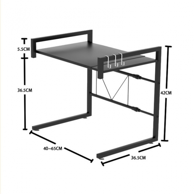 Kệ đựng đồ kết hợp để lò vi sóng 073