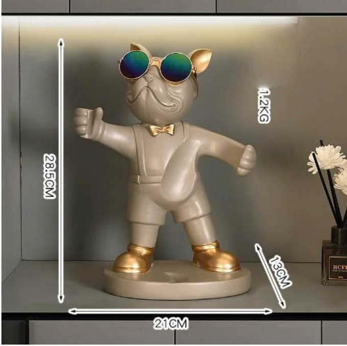 Kệ trưng bày rượu trang trí decor cho Bully ôm chai rượu 036