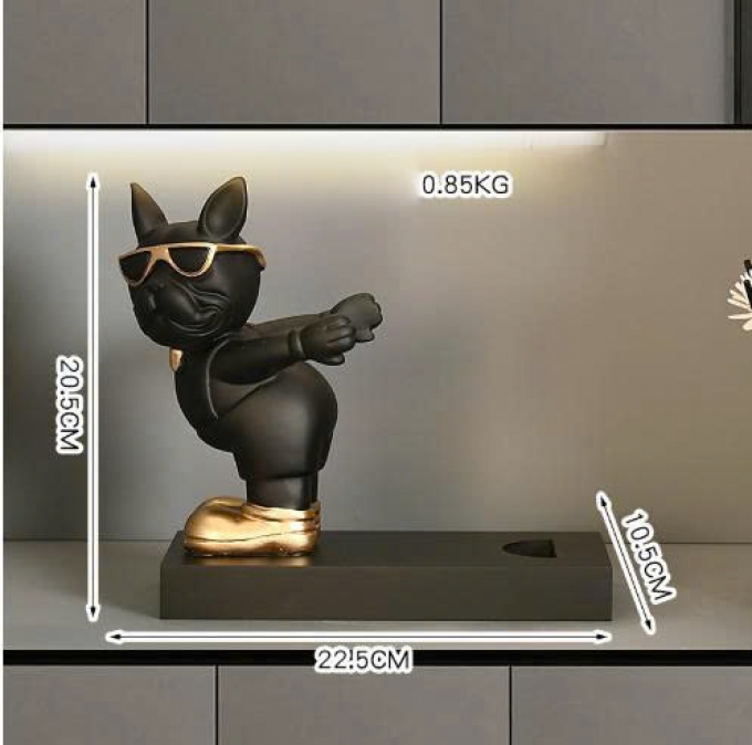Kệ trưng bày rượu trang trí decor cho Bully ôm chai rượu 036