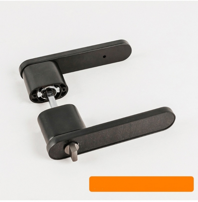 Khóa Cửa Tay Gạt Bo Tròn Đen Trắng Tối Giản 154