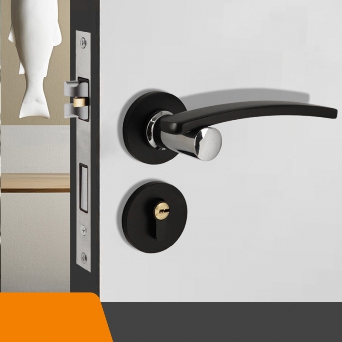 Khóa Cửa Tay Gạt Cong Dài Thanh Lịch 158