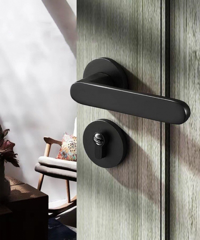 Khóa cửa tay gạt phân thể liền khối KCSP015
