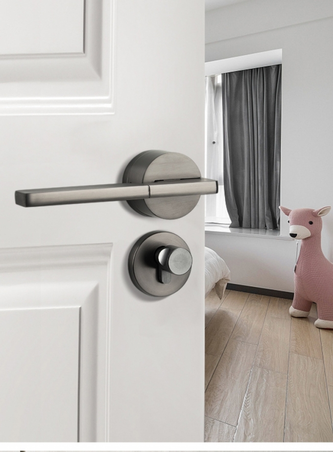 Khóa Cửa Tay Gạt Tròn Mặt Mờ Tinh Tế 151