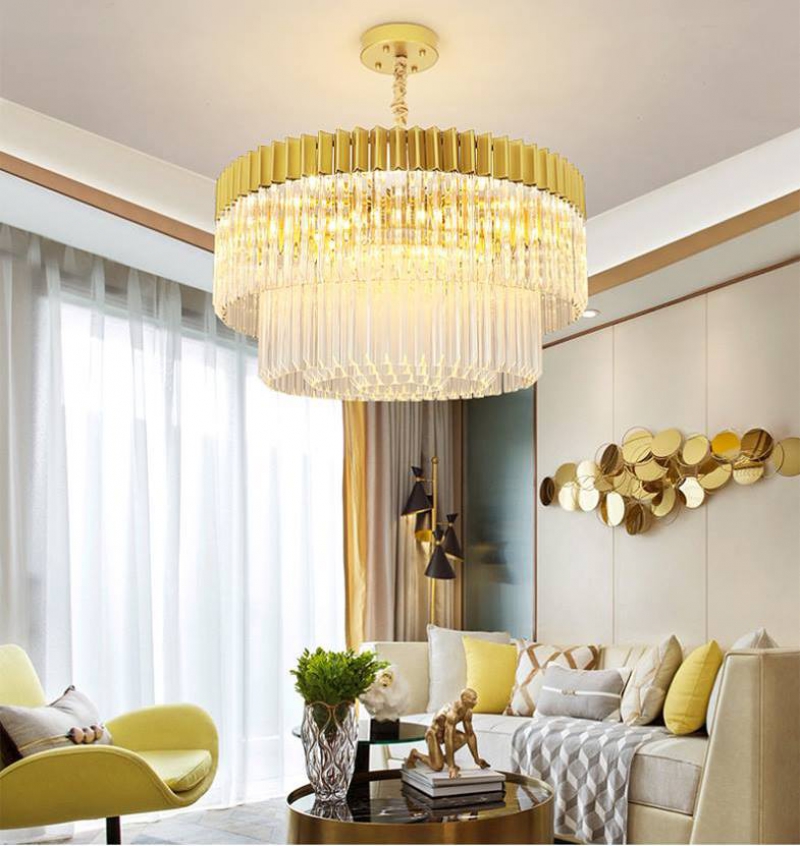 Giá các loại đèn chùm pha lê trang trí phòng khách cao cấp hiện đại đẹp rẻ  tại tphcm