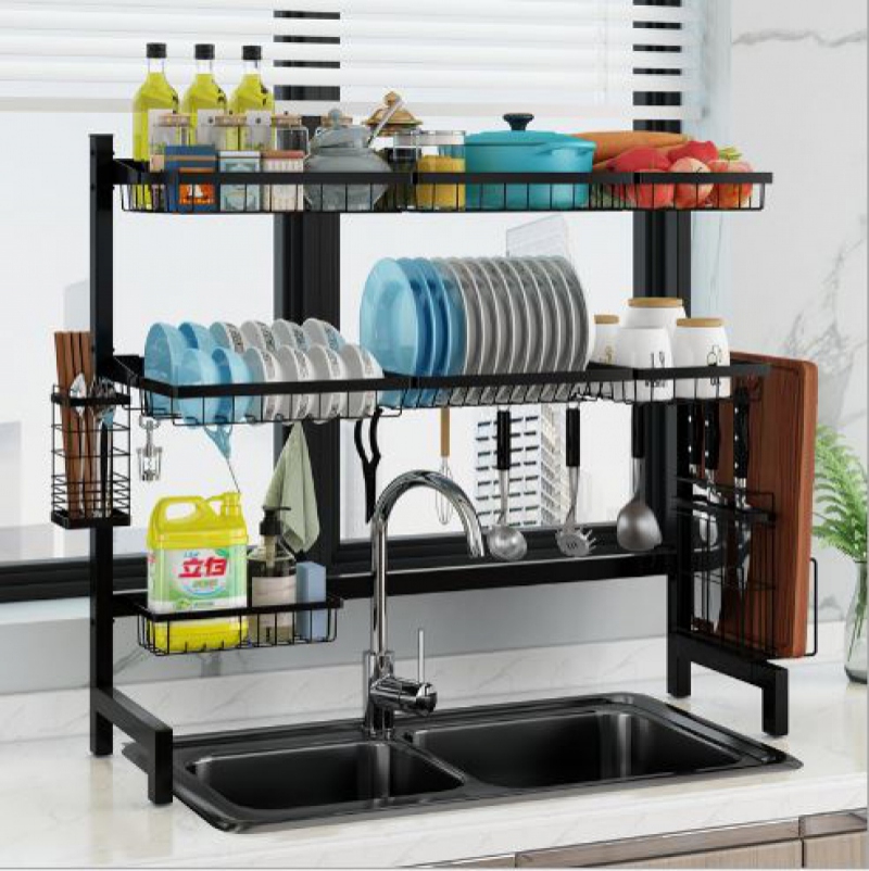 Giá kệ chén inox 304 sơn tĩnh điện cao cấp 015