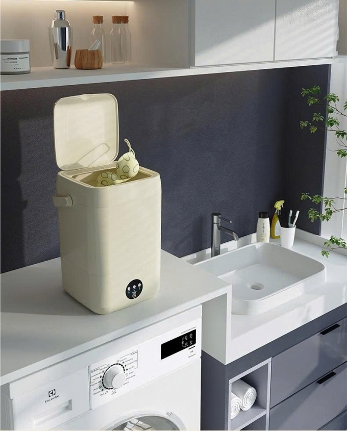 Máy giặt đồ lót Mini khử khuẩn UV dung tích lớn nhỏ gọn siêu tiết kiệm MG002